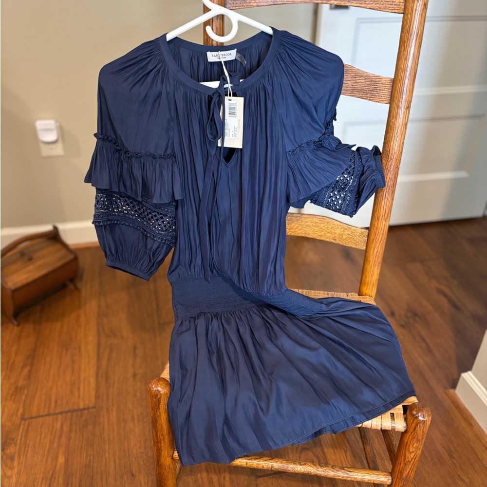 Ramy Brook Mara Elegant Navy Blue Women's Dress